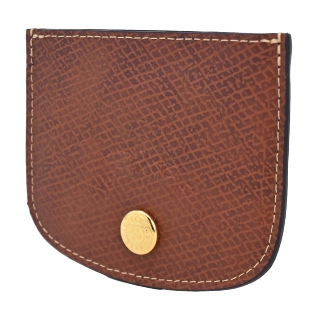 LONGCHAMP EPURE系列牛皮卡片夾(棕)30031-HYZ-035