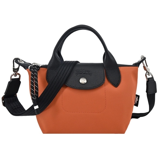 LONGCHAMP LE PLIAGE ENERGY系列再生尼龍兩用包(迷你/赭黃)L1500-HSR-003