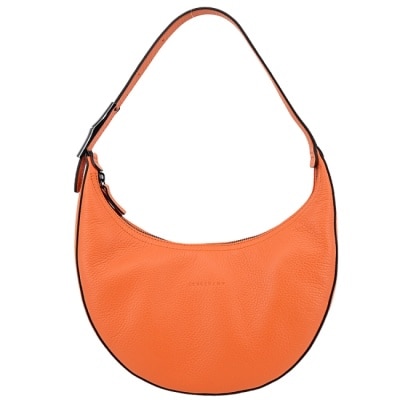 LONGCHAMP LONGCHAMP ROSEAU ESSENTIAL系列牛皮半月形單肩包(中/柳橙)10218-968-217