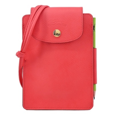 LONGCHAMP LONGCHAMP EPURE系列牛皮斜背包(迷你/草莓紅)10241-HYZ-218