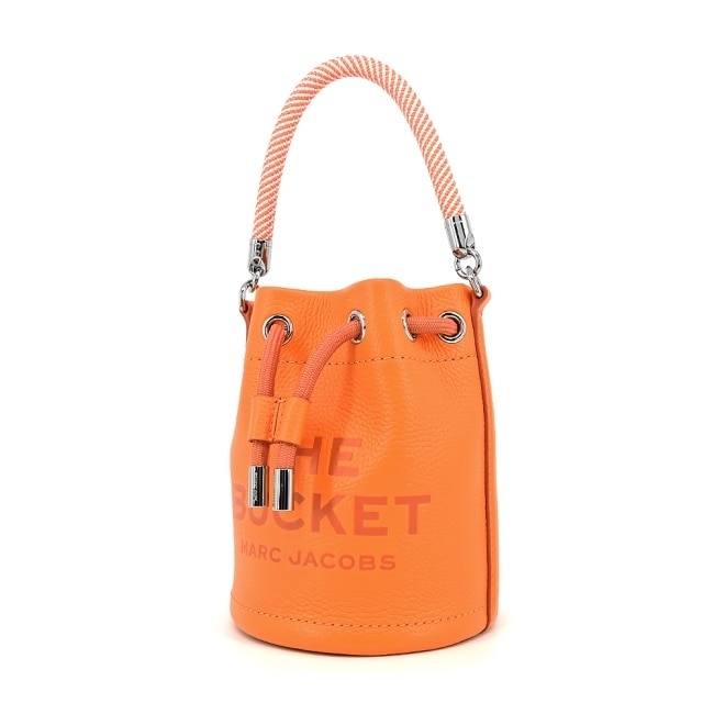 MARC JACOBS THE MICRO牛皮束口兩用水桶包-橘 2S3HCR058H03841