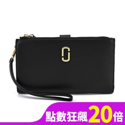 MARCJACOBS MARC JACOBS THE J MARC 多功能手掛式萬用長夾-黑 2S3SMP001S01001