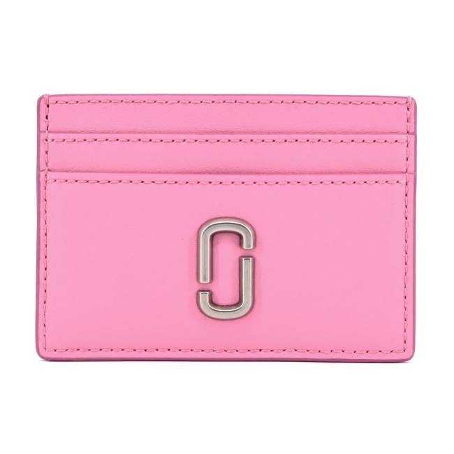 MARC JACOBS THE J MARC滑面皮革名片/卡片夾-糖果粉 2S3SMP006S01675