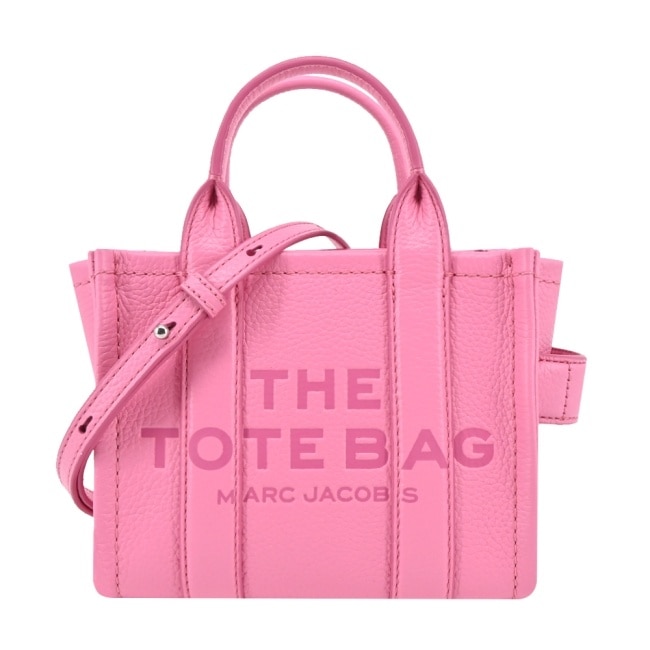MARC JACOBS THE LEATHER MICRO TOTE 皮革兩用托特包-糖果粉H053L01RE22675