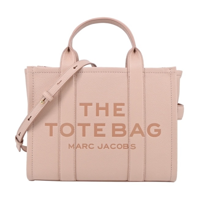 MARC JACOBS The Leather TOTE 皮革兩用托特包-小/玫瑰粉 H004L01PF21624