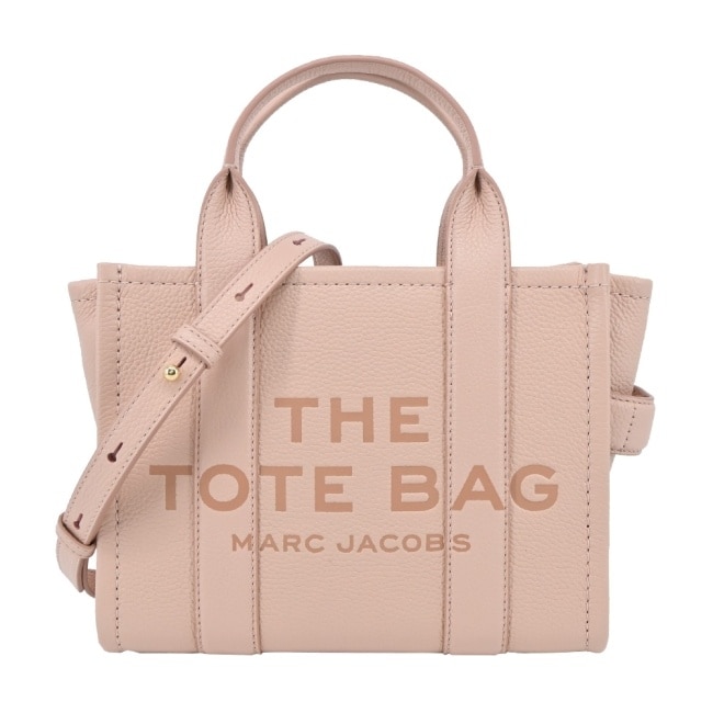 MARC JACOBS THE LEATHER MINI TOTE 皮革兩用托特包-迷你/玫瑰粉 H009L01SP21624