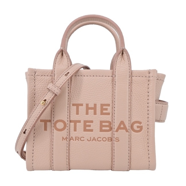 MARC JACOBS THE LEATHER MICRO TOTE 皮革兩用托特包-玫瑰粉 H053L01RE22624