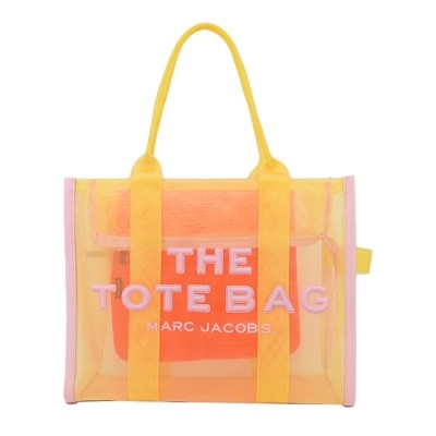 MARCJACOBS MARC JACOBS MESH TOTE網紗馬卡龍肩背/托特包-橘黃 H082M10SP22750