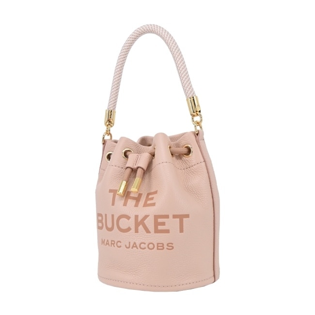MARC JACOBS THE LEATHER牛皮束口兩用水桶包-粉 H652L01PF22624