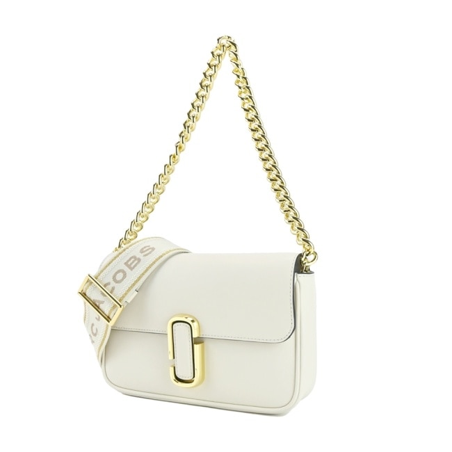 MARC JACOBS THE J MARC牛皮翻蓋兩用包-象牙白 H956L01PF22123