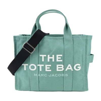 MARC JACOBS MARC JACOBS Small TOTE 字母印花帆布兩用托特包-小/芥末綠 M0016161384