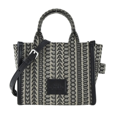 MARCJACOBS MARC JACOBS THE MICRO TOTE編織緹花兩用托特包-黑 H021M06RE22261