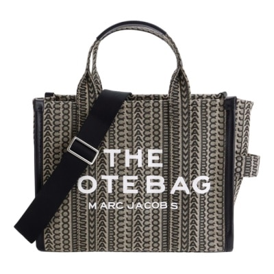 MARCJACOBS MARC JACOBS THE MONOGRAM MEDIUM TOTE兩用托特包-中/黑H076M01RE21261