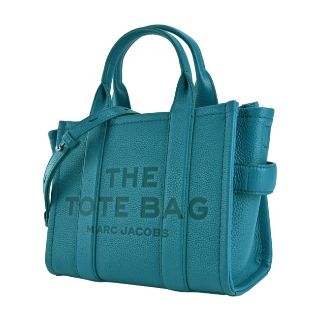 MARC JACOBS THE LEATHER MINI TOTE兩用托特包-迷你/孔雀綠H009L01SP21443