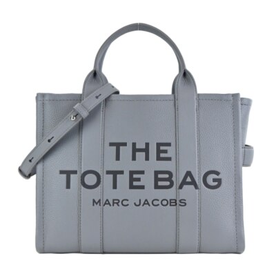 MARCJACOBS MARC JACOBS The Leather TOTE 皮革兩用托特包-小/灰藍 H004L01PF21050