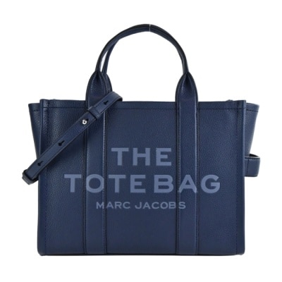MARCJACOBS MARC JACOBS The Leather TOTE 皮革兩用托特包-小/靛藍 H004L01PF21426