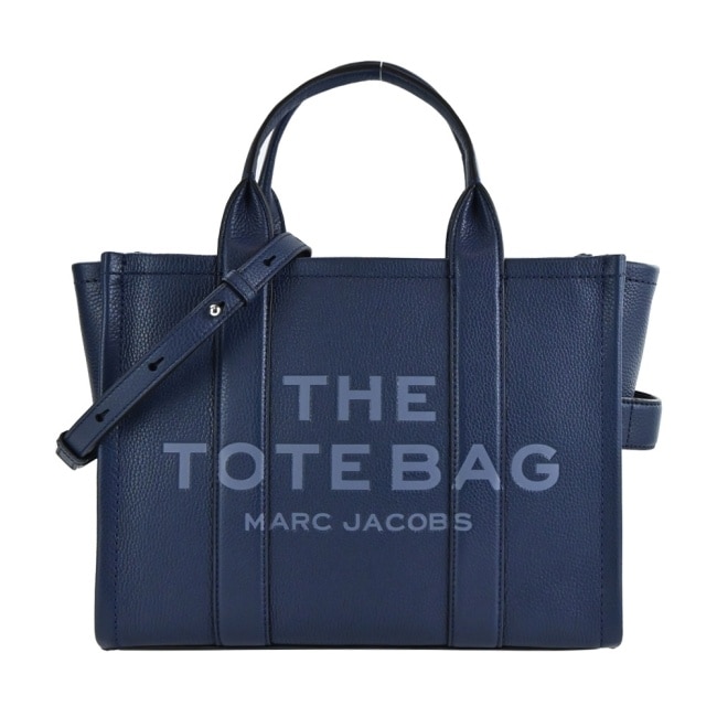 MARC JACOBS The Leather TOTE 皮革兩用托特包-小/靛藍 H004L01PF21426