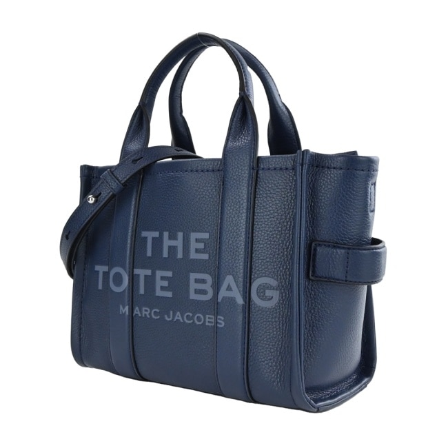 MARC JACOBS THE LEATHER MINI TOTE兩用托特包-迷你/靛藍H009L01SP21426