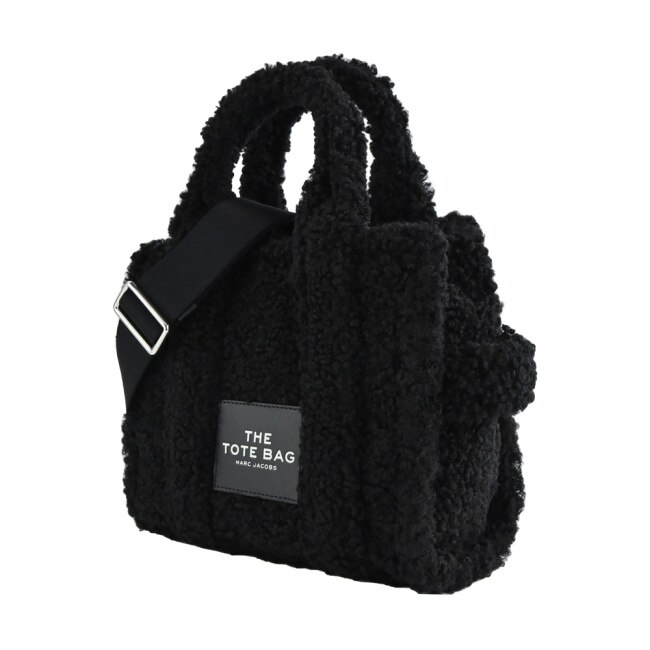 MARC JACOBS THE TEDDY MINI TOTE泰迪兩用托特包-迷你/黑 H012M06FA21001