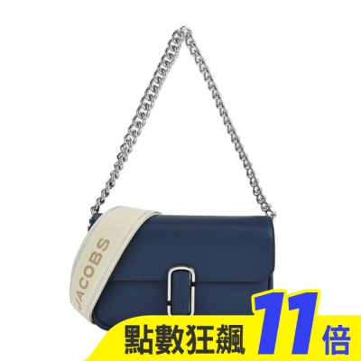 MARC JACOBS MARC JACOBS THE J MARC牛皮翻蓋兩用包-靛藍 H956L01PF22426