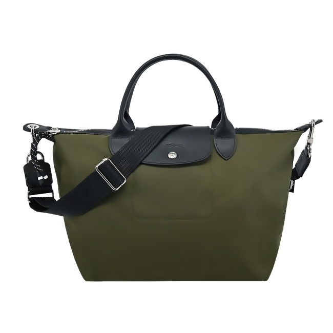 LONGCHAMP LE PLIAGE ENERGY系列再生尼龍兩用包(大/卡其綠)L1515-HSR-892