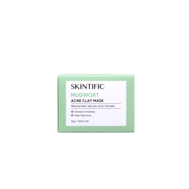 SKINTIFIC艾草淨痘泥膜55g