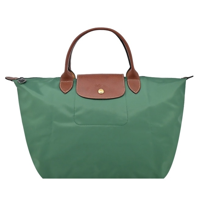 LONGCHAMP LE PLIAGE系列手提水餃包(中/鼠尾草綠)1623-089-P84