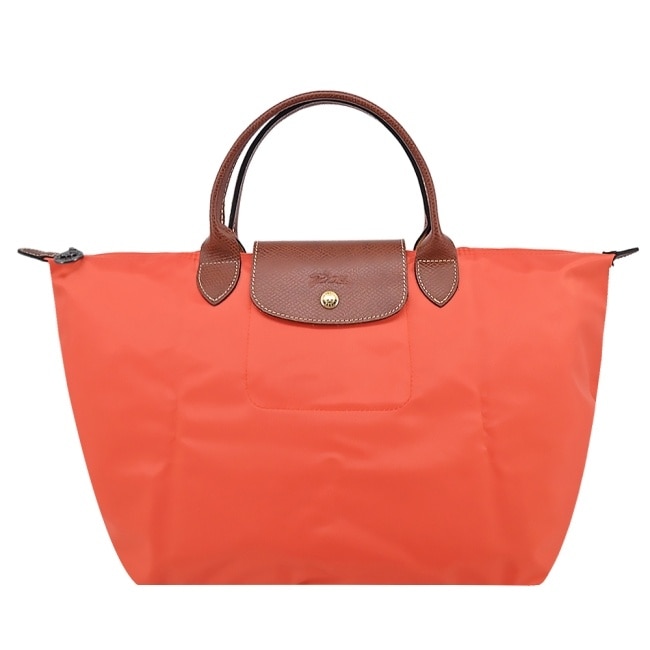 LONGCHAMP LE PLIAGE系列手提水餃包(中/橙)1623-089-P85