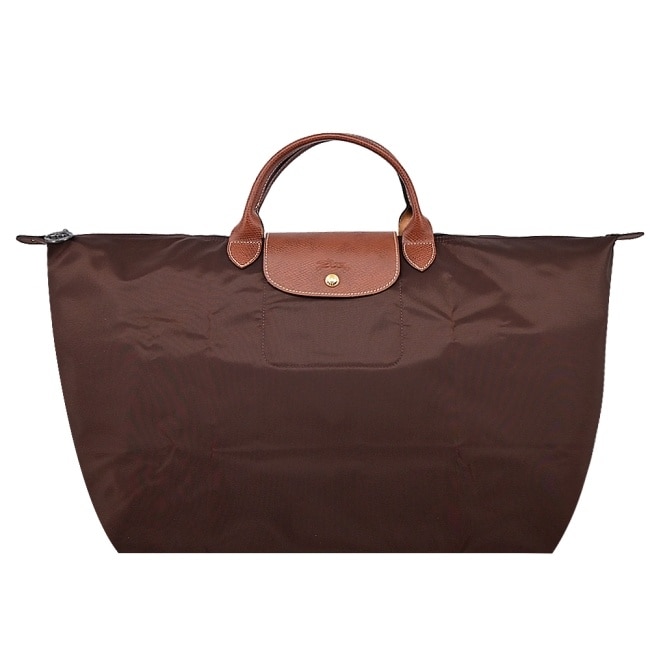 LONGCHAMP LE PLIAGE系列摺疊旅行袋(小/烏檀)1624-089-P81