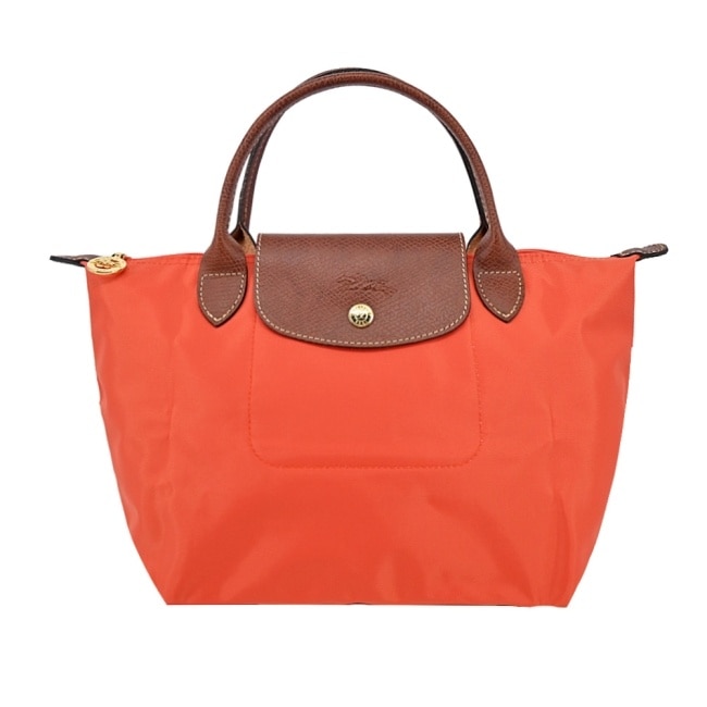 LONGCHAMP LE PLIAGE系列手提水餃包(小/橙)1621-089-P85