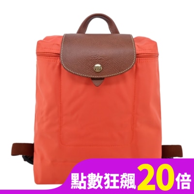 LONGCHAMP LONGCHAMP LE PLIAGE系列後背包(中/橙)1699-089-P85