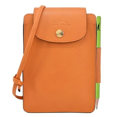 LONGCHAMP LONGCHAMP EPURE系列牛皮斜背包(迷你/杏黃)10241-HYZ-222