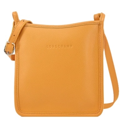 LONGCHAMP LONGCHAMP LE FOULONNE系列牛皮直式斜背包(小/杏黃)10138-021-222