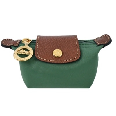 LONGCHAMP LONGCHAMP LE PLIAGE系列再生尼龍水餃零錢包(鼠尾草綠)30016-089-P84