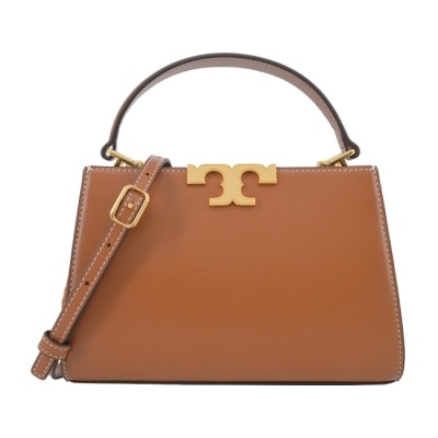 TORYBURCH TORY BURCH ELEANOR 金字LOGO手提/斜背兩用包-迷你/棕154816-201