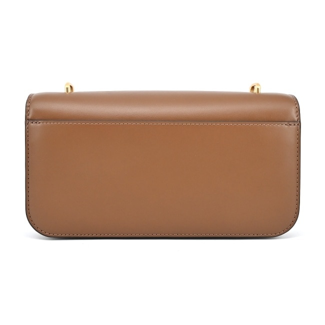 TORY BURCH ELEANOR牛皮磁吸肩背包-棕89644-909