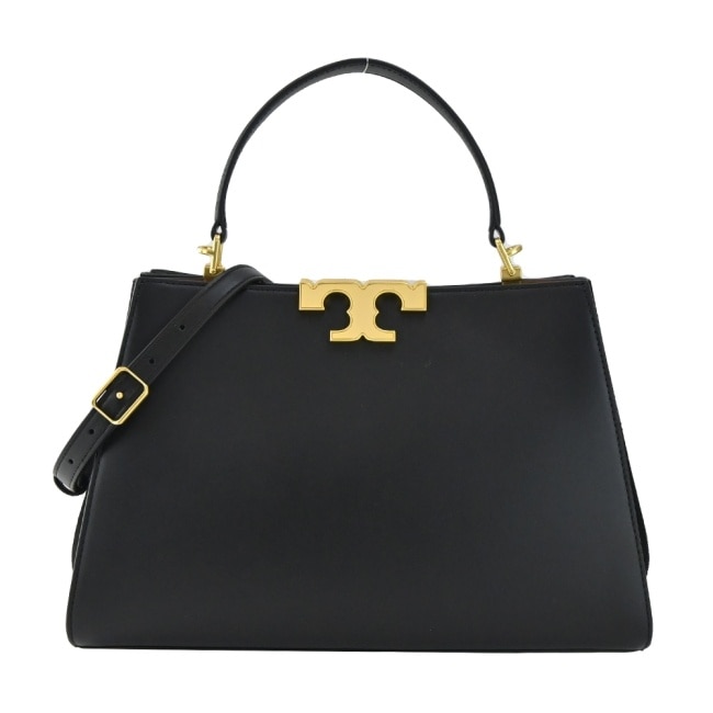 TORY BURCH ELEANOR 金字LOGO手提兩用公事包-黑137312-001