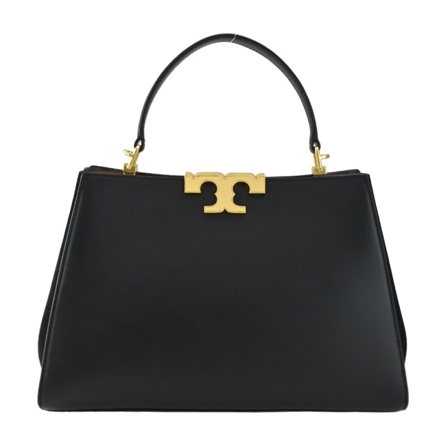 TORY BURCH ELEANOR 金字LOGO手提兩用公事包-黑137312-001