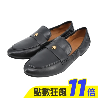 TORY BURCH TORY BURCH 皮革芭蕾樂福鞋-黑87269-006-8