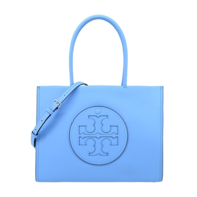 TORY BURCH ELLA BIO磁吸手提/斜背兩用托特包-水藍145612-400