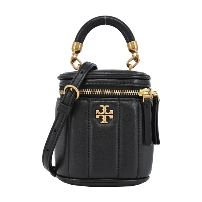 TORY BURCH KIRA小羊皮手提/斜背包兩用化妝包-迷你/黑144038-001