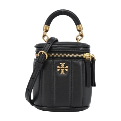 TORYBURCH TORY BURCH KIRA小羊皮手提/斜背包兩用化妝包-迷你/黑144038-001