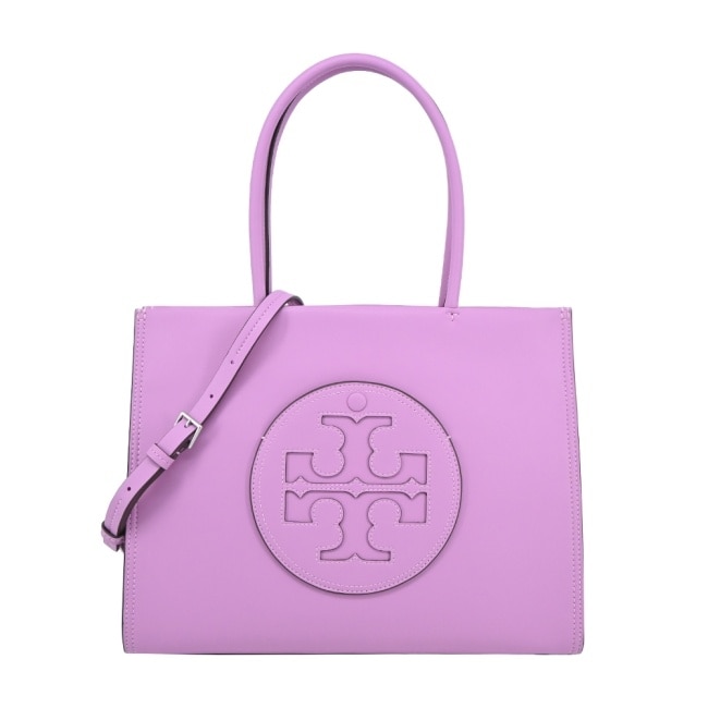 TORY BURCH ELLA BIO磁吸手提/斜背兩用托特包-紫晶145612-500