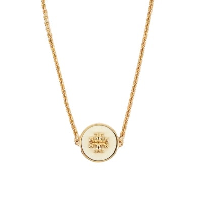 TORYBURCH TORY BURCH KIRA金字雙T琺瑯手鍊-象牙白90284-700
