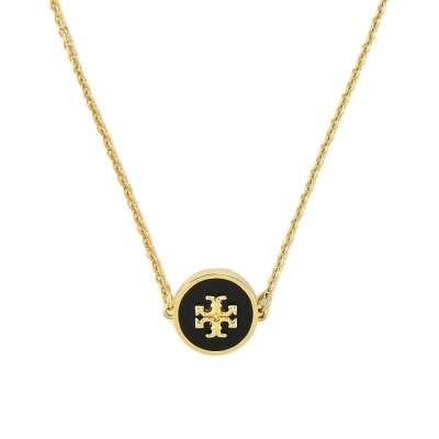 TORYBURCH TORY BURCH KIRA金字雙T琺瑯手鍊-黑90284-720