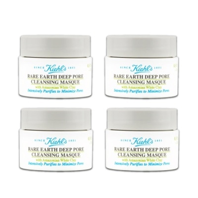 KIEHL S 【Kiehl’s 契爾氏】亞馬遜白泥淨緻毛孔面膜14ml 4入/組