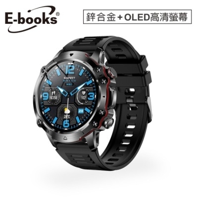 E-BOOKS E-books V22 鋅合金Amoled高清全觸控多功能智慧手錶