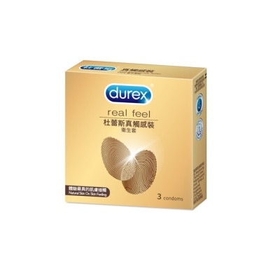 DUREX 杜蕾斯真觸感裝衛生套3入