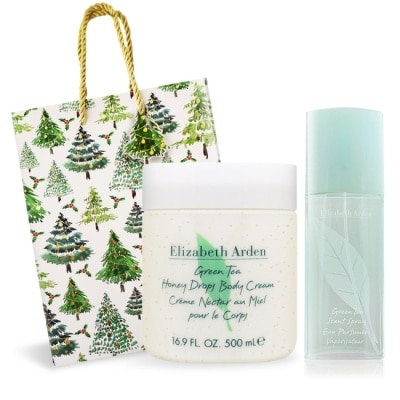 ARDEN ARDEN 雅頓 綠茶身體香氛組[蜜滴500ml+淡香水100ml+禮袋]-國際航空版