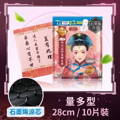 Mdmmd - Mdmmd.抑菌衛生棉超涼感石墨烯量多型28cm 10片增量版